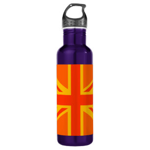 Garrafa Orange Union Jack British Flag Swag
