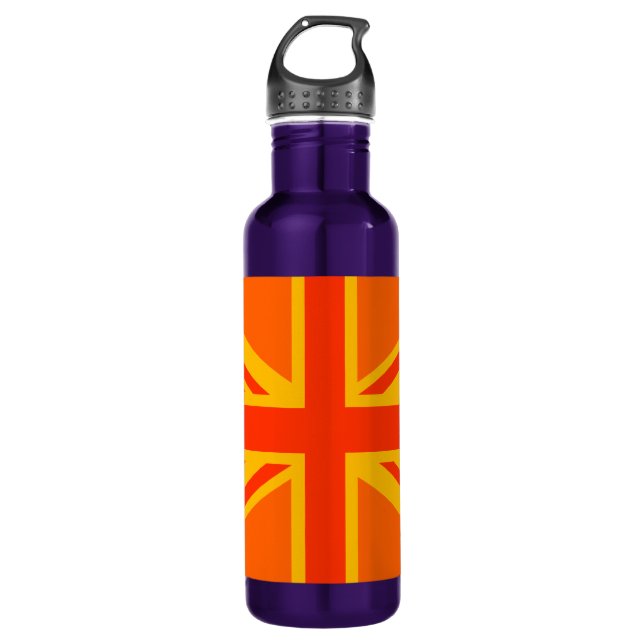 Garrafa Orange Union Jack British Flag Swag (Frente)
