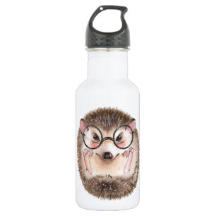 Garrafa Orelo de aquarela em copos