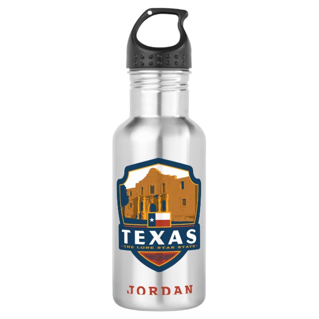 Garrafa Orgulho | Texas do estado (Frente)