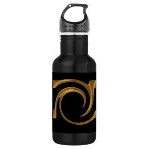 Garrafa Ornamentação dourada