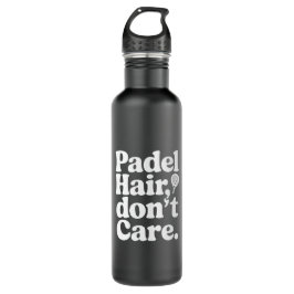Garrafa Padel Hair Don't Care Retro Bubble Typography