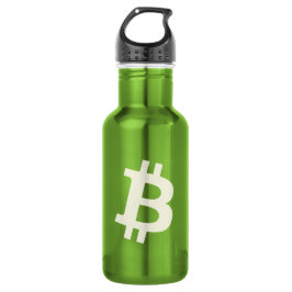 Garrafa Padrão Bitcoin ₿ (Verde)