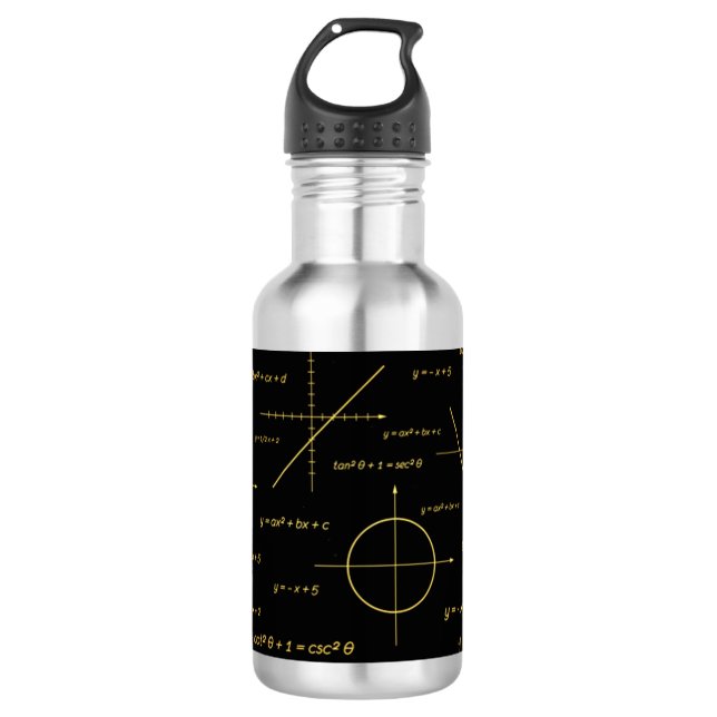 Garrafa padrão de abstrato matemática (Frente)