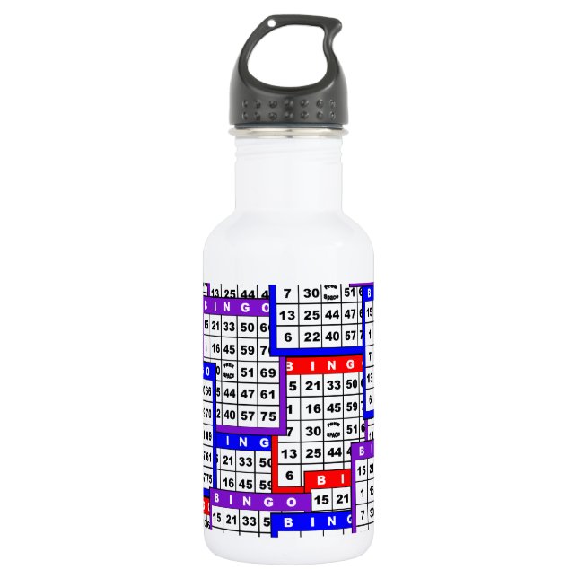 Garrafa Padrão de Cartões de Bingo (Frente)
