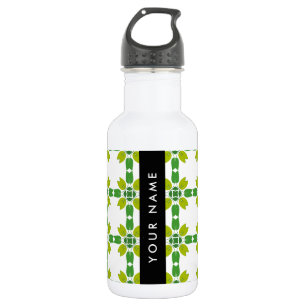 Garrafa Padrão de Folhas, Folhas Verdes, Seu Nome