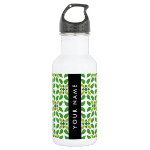 Garrafa Padrão de Folhas, Folhas Verdes, Seu Nome