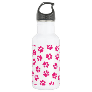 Garrafa Padrão De Patas, Patas Cachorros, Patas Rosa