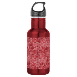 Garrafa Padrão de quebra de bolha vermelha