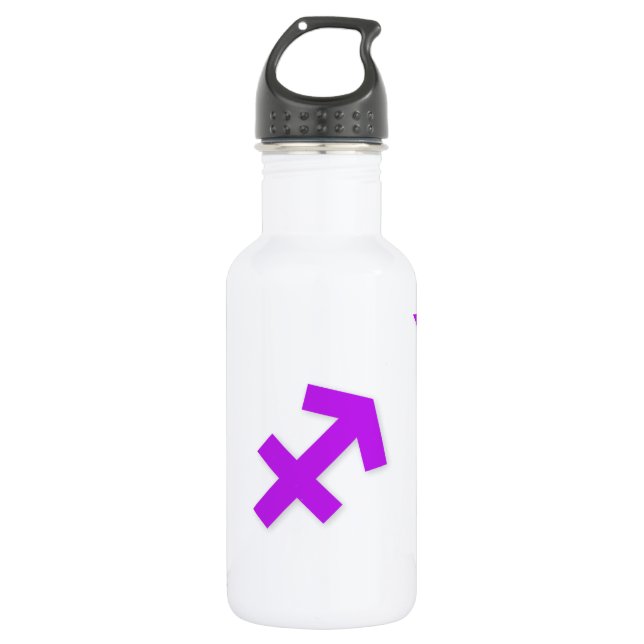 Garrafa Padrão de Sagitário Roxo (Frente)