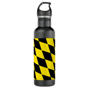Garrafa Padrão de Sinalizador Diamante da Baviera Preta e 