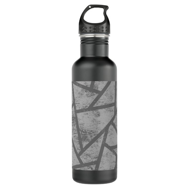 Garrafa padrão do mosaico da cinza (Frente)