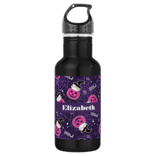 Garrafa Padrões de Halloween para gatos e abóboras lindos