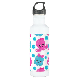 Garrafa Padrões de Octopus, Octopus Cute, Animais do Mar