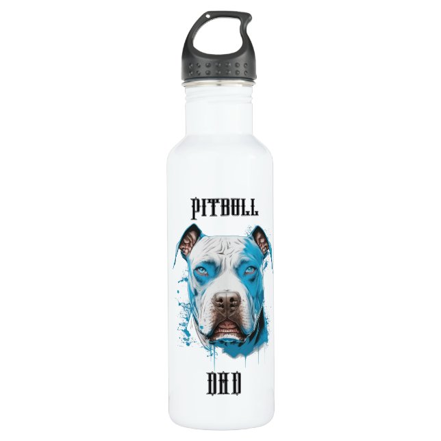 Garrafa Pai Pitbull Personalizado (Frente)