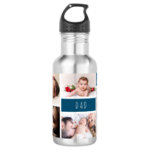 Garrafa Pai Que Te Ama A Colagem De Fotos Personalizada