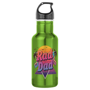 Garrafa Pai Radical – Estilo Neon Retro dos Anos 80 para P