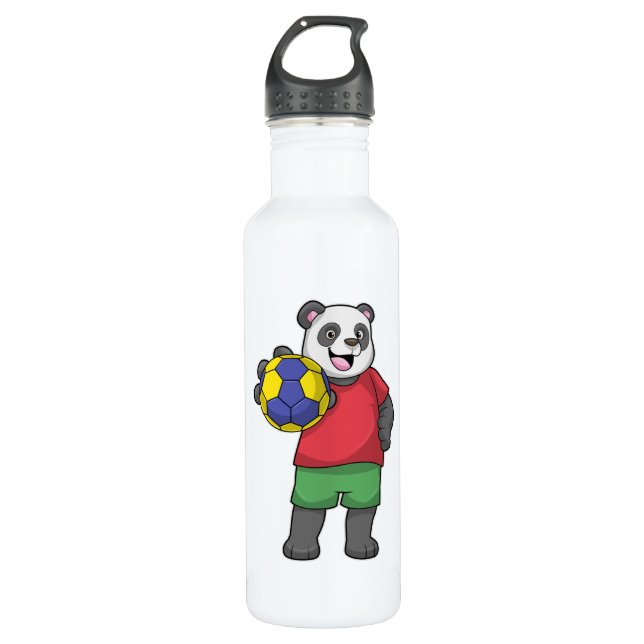 Garrafa Panda com Esportes de Andebol (Frente)