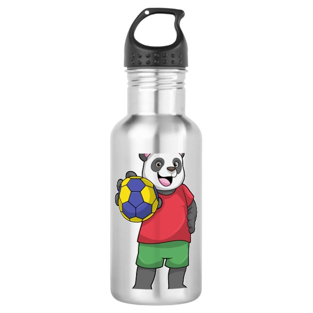 Garrafa Panda com Esportes de Andebol (Frente)