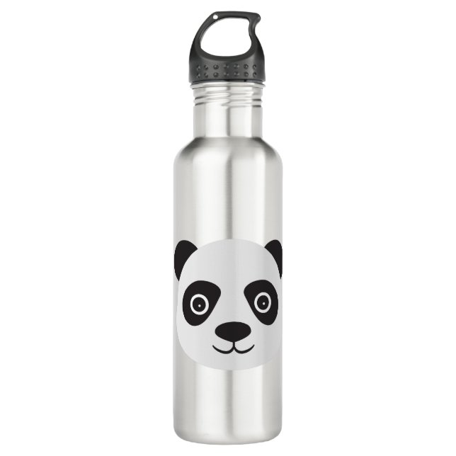 Garrafa Panda Face Black and White Bear (Frente)