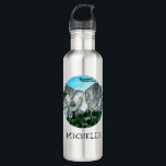 Garrafa Parque Nacional de Yosemite PERSONALIZADO Cadeado<br><div class="desc">PERSONALIZE-O! Veja esta incrível arte aquática do Parque Nacional de Yosemite, na Califórnia. Coletar todos os parques, estou criando novos o tempo todo. Vejam meu compro por mais caminhadas, acampar, vida derrotada, pássaros e muito mais! Você também pode encontrar este design em camisetas, canecas, adesivos, travesseiros e ímãs. Visite meu...</div>