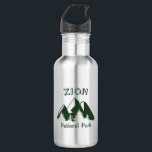 Garrafa Parque Nacional Zion<br><div class="desc">Zion National Park,  no sul de Utah,  é um dos parques mais bonitos do sistema americano.</div>