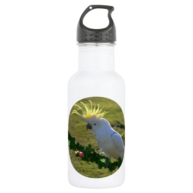 Garrafa Pássaro de Cockatoo de Natal na Austrália (Frente)