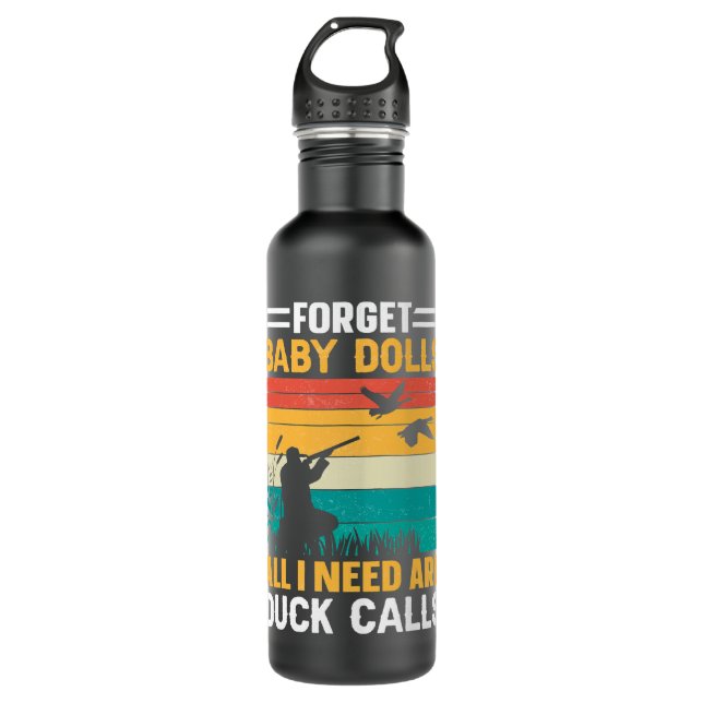 Garrafa Patos Engraçados esqueçam bonecos de bebês são pat (Frente)