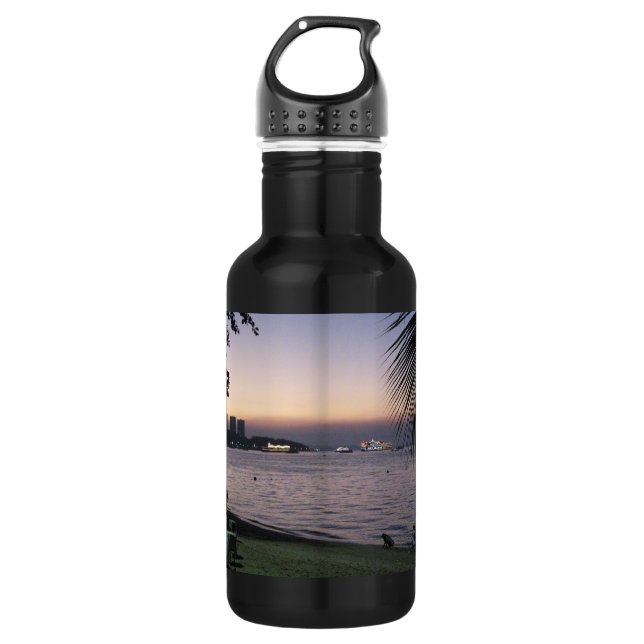 Garrafa Pattaya Beach Sunset.. Chonburi, Tailândia (Frente)