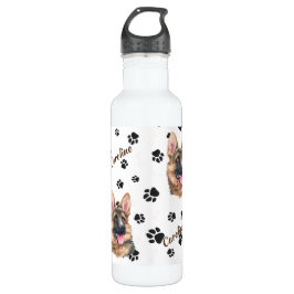 Garrafa Pawprint do german shepherd