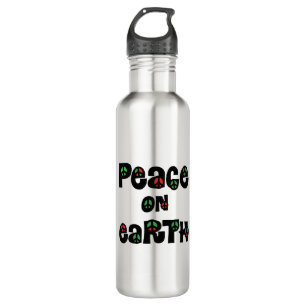 Garrafa Paz No Natal Da Terra