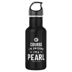 Garrafa Pearl Nome Personalizado Aniversário