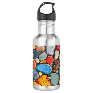 Garrafa Pedras Coloridas
