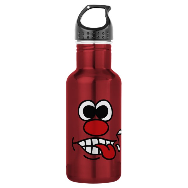 Garrafa Personalidade de rosto engraçado (Frente)