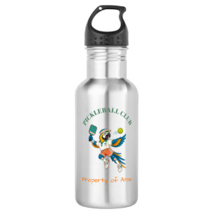 Garrafa Personalizada de Pickleball Infantil Rétro
