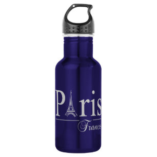 Garrafa Personalizado da França de Paris - escolha a cor