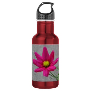 Garrafa Personalizado de Flor Rosa