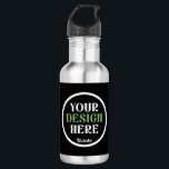 Garrafa personalizado, exclusivo, elegante e minimalista<br><div class="desc">Esta design é acessível a todos. Sinta-se livre para personalizar o logotipo,  as imagens,  o texto e as cores de acordo com suas preferências. Muito obrigado.</div>