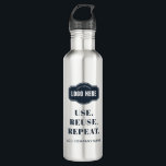 Garrafa Personalizado para troca de logotipos e slogan da<br><div class="desc">Adicione facilmente o logotipo de sua empresa, o slogan e o nome da empresa a esta garrafa de água fofinha para criar seu produto de marca ou promocional para sua empresa. Não há taxas de configuração ou requisitos de limite de pedido. Solicite tantas ou quantas forem necessárias para seus eventos...</div>