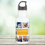 Garrafa Personalizar Colagem de Fotos do Instagram de Nome<br><div class="desc">Uma garrafa de água de colagem de fotos moderna e personalizada do Instagram para o melhor dia de Volta à Escola de sempre. Um presente perfeito também para o aniversário de uma criança! Ele vai adorar suas pessoas favoritas em qualquer lugar que ele vá e isso vai ajudar a aliviar...</div>