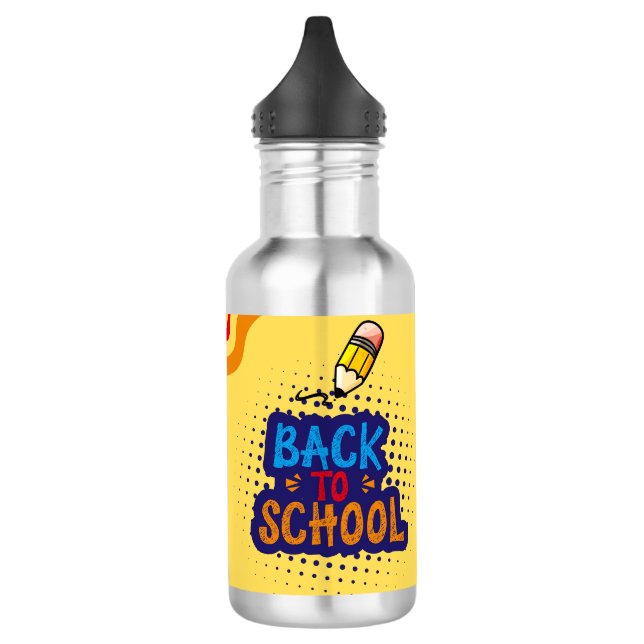 Garrafa Personalized "Back To School" Fun Doodle (Esquerda)