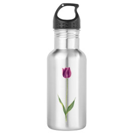 Garrafa Personalized Elegant Purple Tulip