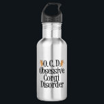 Garrafa Perturbação Obsessiva Corgi<br><div class="desc">Estou obcecado com corgis. Corgis é meu cachorro fofo favorito,  eu os amo.</div>