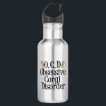 Garrafa Perturbação Obsessiva Corgi<br><div class="desc">Estou obcecado com corgis. Corgis é meu cachorro fofo favorito,  eu os amo.</div>