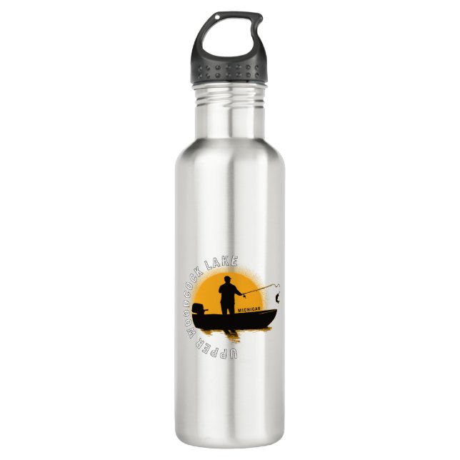 Garrafa Pesca no Lago Michigan (Frente)