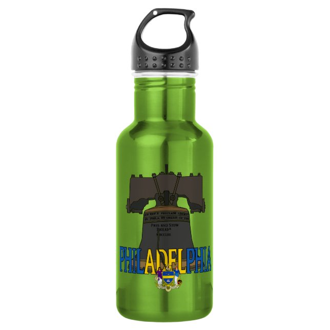 Garrafa Philadelphia Pennsylvania Liberty Bell Bottle (Frente)