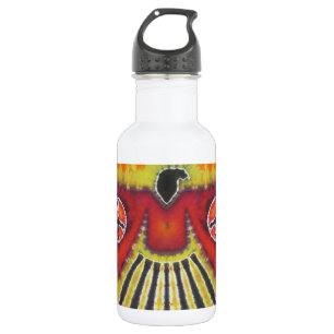 Garrafa Phoenix Bird Sinaliza Tie Dye