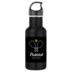 Garrafa Pickleball com Paddles e Ball - preto personalizad