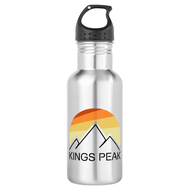 Garrafa Pico Kings Peak Utah Retro (Frente)