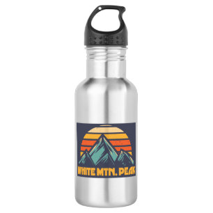 Garrafa Pico White Mountain Califórnia Turquesa Retro